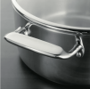 Tri-Ply Clad 6 Qt Covered Stainless Steel Deep Sautè Pan