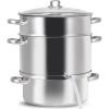 11 Quart Stainless Steel Steamer / Fruit Vegetable Juicer