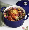 Tramontina Gourmet Enameled Cast Iron Covered Round Dutch Oven Gradated Cobalt