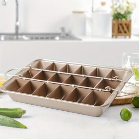 Solid Bottom Non-stick Brownie Baking Pan/Cake Mold