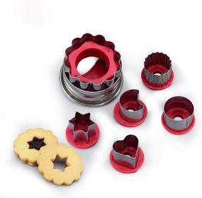 6-Piece Stainless Steel Cookie Cutter Set