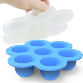 7-Cavity Silicone Egg Bite Mold with Lid