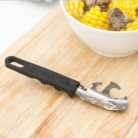 Stainless Steel Bowl Clip Pot Holder & Bottle Opener with Non-Slip Handle