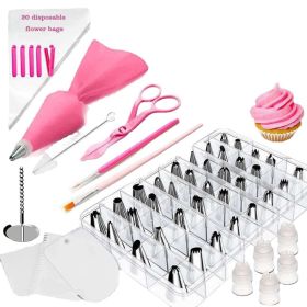 83-Piece Stainless Steel Cake Decorating Nozzle Set