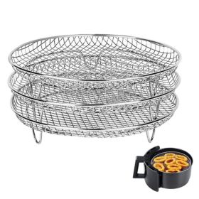 Stackable Air Fryer Baskets, Round