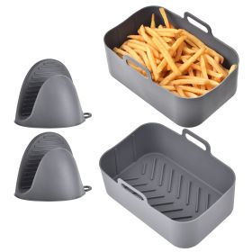 Reusable Air Fryer Silicone Liners with Mittens