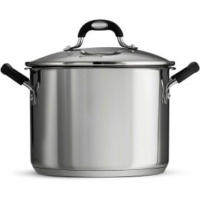 Tramontina Lock-N-Drain 6 Quart Covered Stock Pot