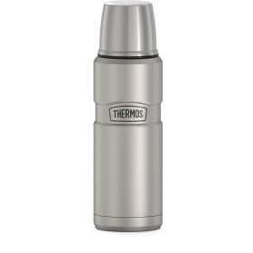 Thermos  Stainless King Stainless Steel Compact Beverage, 16-ounce