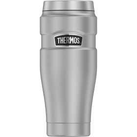 Thermos Stainless King Vacuum Insulated Stainless Steel Tumbler, Matte Stainless Steel