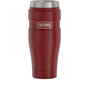 Thermos Stainless King Vacuum Insulated Stainless Steel Tumbler, Matte Rustic Red