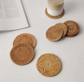 Rattan Coasters - Set of 6