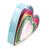 Set of 5 3D Heart-Shaped Cookie Cutters – Stainless Steel Baking Molds