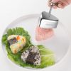 1pc Stainless Steel Onigiri Mold – Triangle Rice Ball Press for Bento