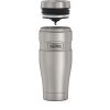 Thermos Stainless King Vacuum Insulated Stainless Steel Tumbler, Matte Stainless Steel