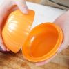 1pc Onion Plastic Storage Box; Onion Shaped Food Saver Storage Container; 450ml/15.8oz