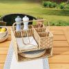 Better Homes & Gardens Resin Rattan All-in-one Serving Caddy