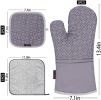 Non-Slip Pot Holders & Oven Mitts - 6 Piece Set