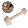 Wooden Egg Tart Pusher – Dual-Sided Pastry Tamper for Baking