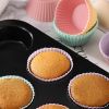 12-Piece Reusable Silicone Baking Cups Set