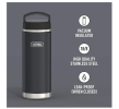 Thermos ICON Series Stainless Steel Water Bottle with Screw Top, 32 oz