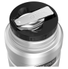 Thermos Stainless King Food Jar with Folding Spoon, Matte Stainless