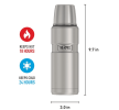 Thermos  Stainless King Stainless Steel Compact Beverage, 16-ounce