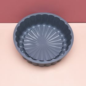 Silicone Round Baking Pan (Color: gray)