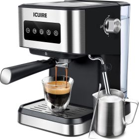 Espresso Machine with Milk Frother (package: with milk pitcher)