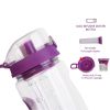 Fruit Infuser Water Bottle, Juice Shaker w/ Flip Top Lid, 32OZ