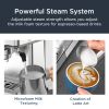 Stainless Steel Espresso Machine with milk frother