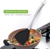 Non-Stick Silicone Spatula Turner Flexible with Stainless Steel Handle Versatile Heat Resistant Cooking Baking and Mixing Kitchen Utensil