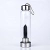 Pure Essence Natural Stone Infused Glass Water Bottle