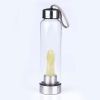 Pure Essence Natural Stone Infused Glass Water Bottle