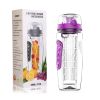 Fruit Infuser Water Bottle, Juice Shaker w/ Flip Top Lid, 32OZ